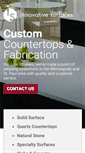 Mobile Screenshot of innovativesurfaces.com